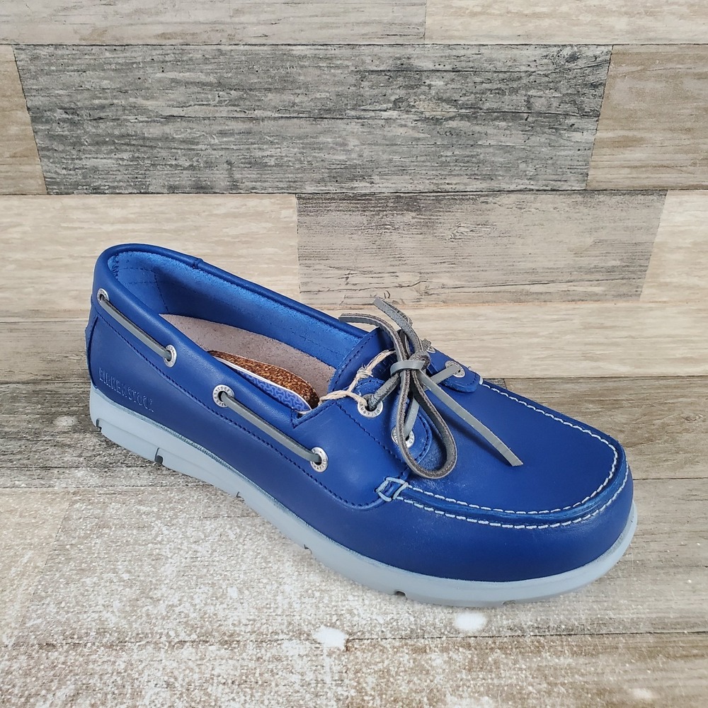 Birkenstock Tennessee Unisex Boat Shoes Mens 8 Womens 10 Leather Casual Sneakers